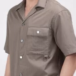Rare Rabbit -  BOXY FIT STRIPE SHIRT WITH POCKET