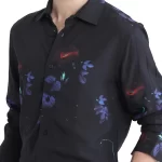 Rare Rabbit - FLORAL PRINT REGULAR FIT SHIRT