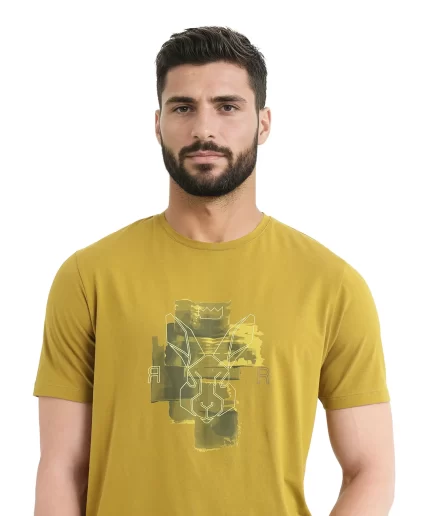 Rare Rabbit - HD PRINT LOGO REGULAR FIT T-SHIRT