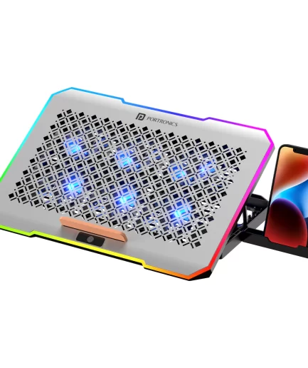 PORTRONICS - My Buddy Air Pro Laptop Cooling Pad - Laptop Stand