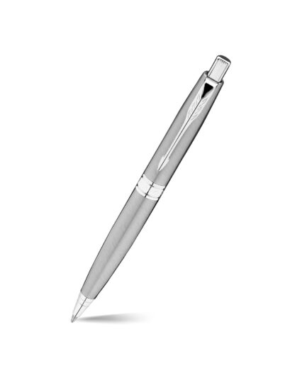 Sheaf-fer - Parker Aster Brushed Metal Chrome Trim Ballpoint Pen
