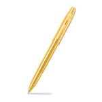 Sheaf-fer -100 9372 Glossy PVD Gold Rollerball Pen With PVD Gold Trim