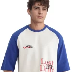 Rare Rabbit - ALL OVER TYPOGRAPHY PRINT OVERSIZED T-SHIRT