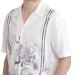 Rare Rabbit - CUBAN COLLAR BOXY FIT SHIRT