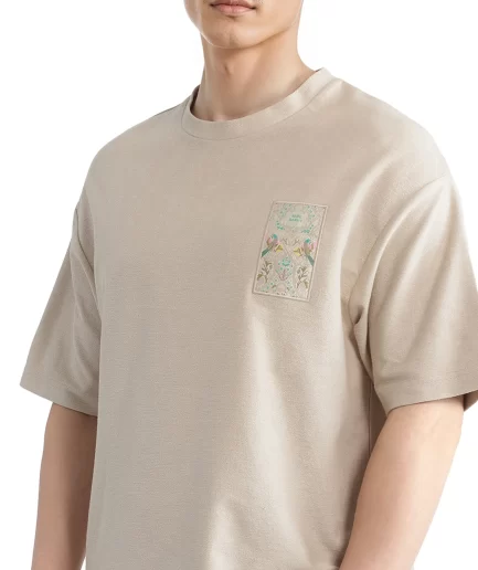 Rare Rabbit - EMBROIDERED BADGE OVERSIZED T-SHIRT