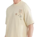 Rare Rabbit - EMBROIDERED CHEST PIECE OVERSIZED T-SHIRT