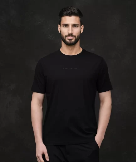 Rare Rabbit - FLOCK BACK PRINT RELAXED FIT T-SHIRT