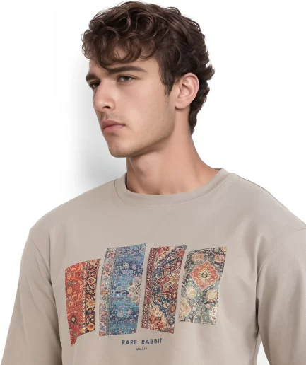 Rare Rabbit  -GRAPHIC PRINT QLO FIT T-SHIRT