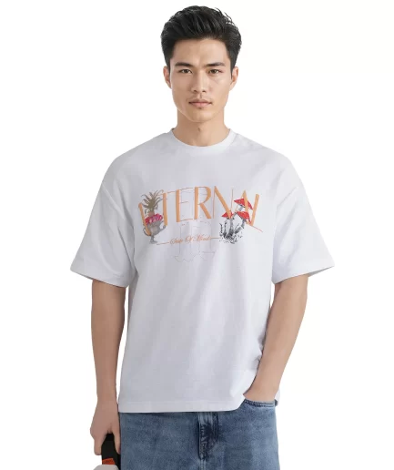 Rare Rabbit - HD PRINT OVERSIZED T-SHIRT