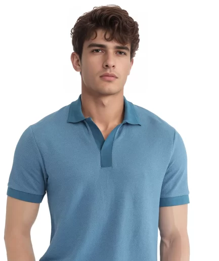 Rare Rabbit - JACQUARD JOHNNY COLLAR POLO