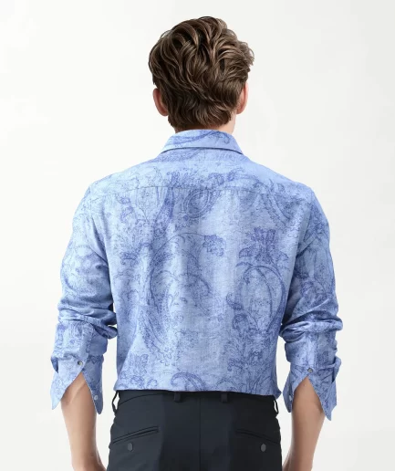 Rare Rabbit - PAISLEY PRINT REGULAR FIT SHIRT