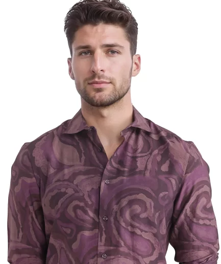 Rare Rabbit - REGULAR FIT PAISLEY PRINT SHIRT